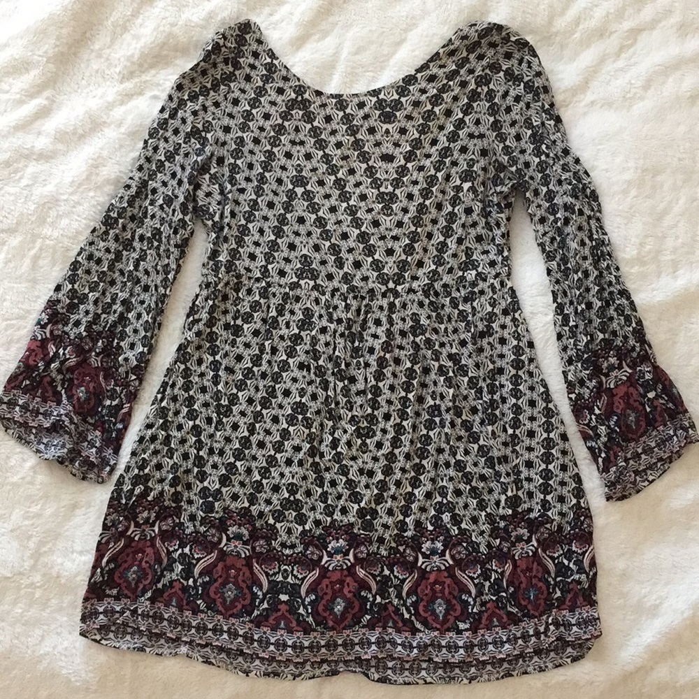 Boho mini dress
